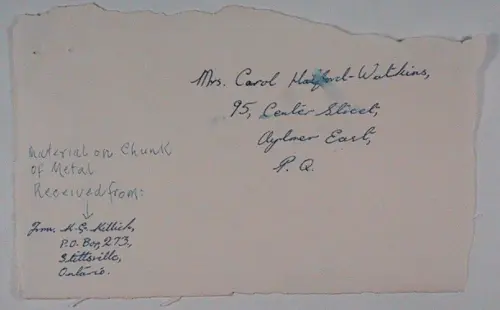 First page of Wilbert Smith Archives Files Box 1131 19 1131-19-p271