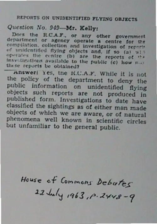 First page of Wilbert Smith Archives Files Box 1130 18 1130-18-p123