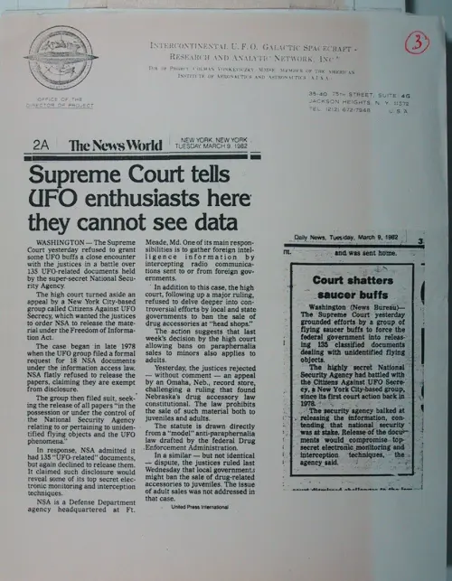 First page of Wilbert Smith Archives Files Box 1130 21 1130-21-p001
