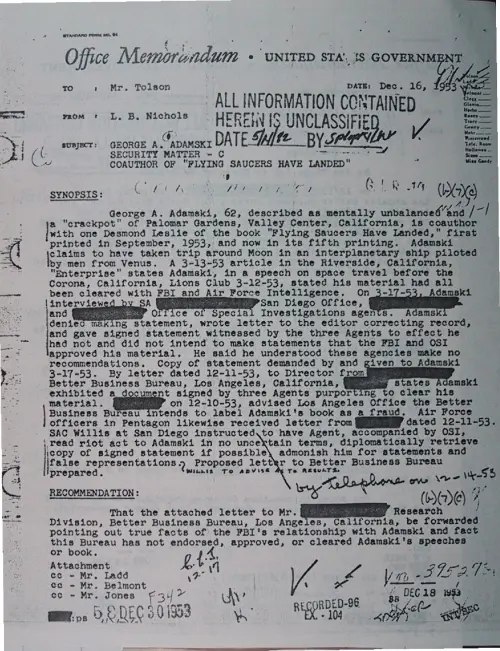 First page of Wilbert Smith Archives Files Box 1130 04 1130-04-p029
