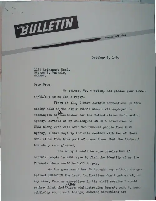 First page of Wilbert Smith Archives Files Box 1131 07 1131-07-p038