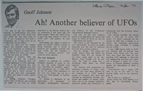 First page of Wilbert Smith Archives Files Box 1130 10 1130-10-p161