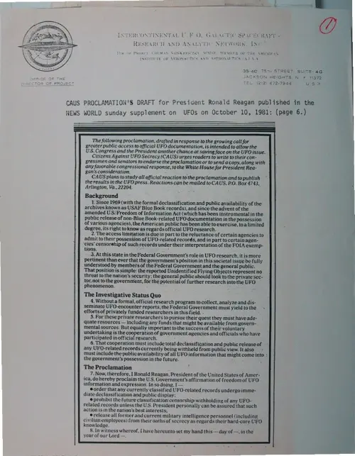 First page of Wilbert Smith Archives Files Box 1130 21 1130-21-p261