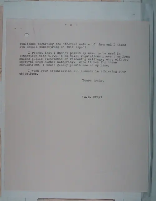 First page of Wilbert Smith Archives Files Box 1131 08 1131-08-p036