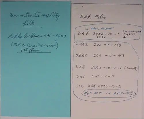 First page of Wilbert Smith Archives Files Box 1130 18 1130-18-p003