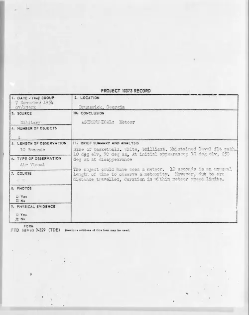 First page of 1954.11 - 6959023 - Brunswick, Georgia