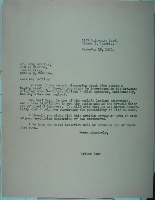 First page of Wilbert Smith Archives Files Box 1131 07 1131-07-p033