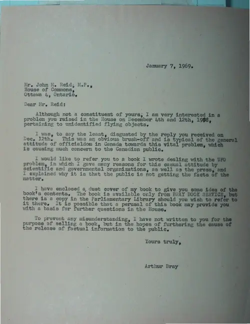 First page of Wilbert Smith Archives Files Box 1130 19 1130-19-p018