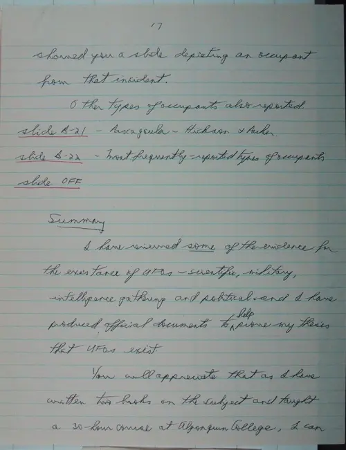 First page of Wilbert Smith Archives Files Box 1130 03 1130-03-p020