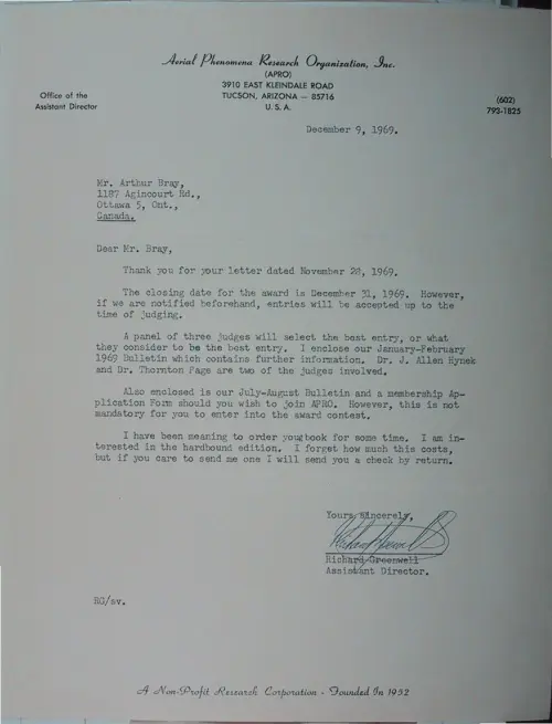 First page of Wilbert Smith Archives Files Box 1130 05 1130-05-p051