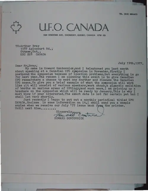 First page of Wilbert Smith Archives Files Box 1131 16 1131-16-p016