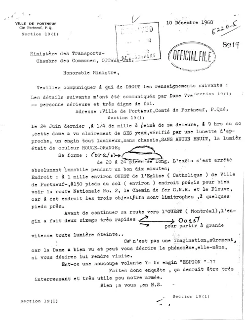First page of Canada Project Magnet Gov Files Project Magnet Gov Files 5