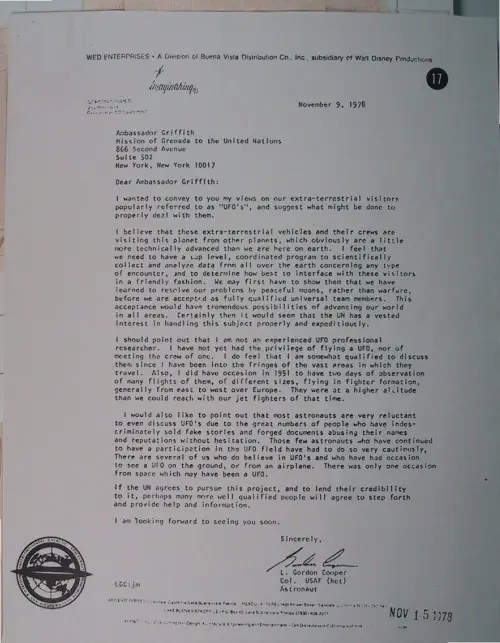 First page of Wilbert Smith Archives Files Box 1130 21 1130-21-p078