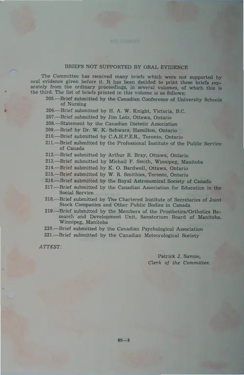 First page of Wilbert Smith Archives Files Box 1130 11 1130-11-p005