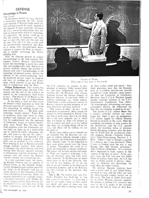 First page of Edward Teller