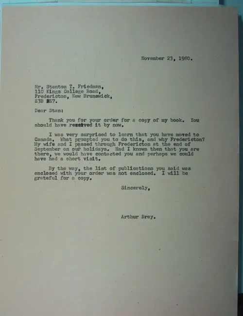 First page of Wilbert Smith Archives Files Box 1130 17 1130-17-p010
