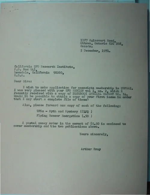 First page of Wilbert Smith Archives Files Box 1130 17 1130-17-p016
