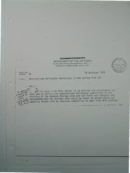 First page of Wilbert Smith Archives Files Box 1136 07 1136-07-p050