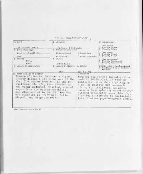First page of 1955.03 - 6970631 - Paris, Illinois