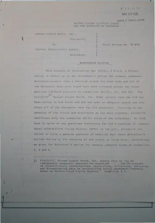 First page of Wilbert Smith Archives Files Box 1136 23 1136-23-p001