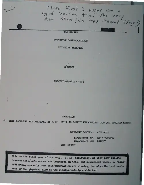 First page of Wilbert Smith Archives Files Box 1131 02 1131-02-p005