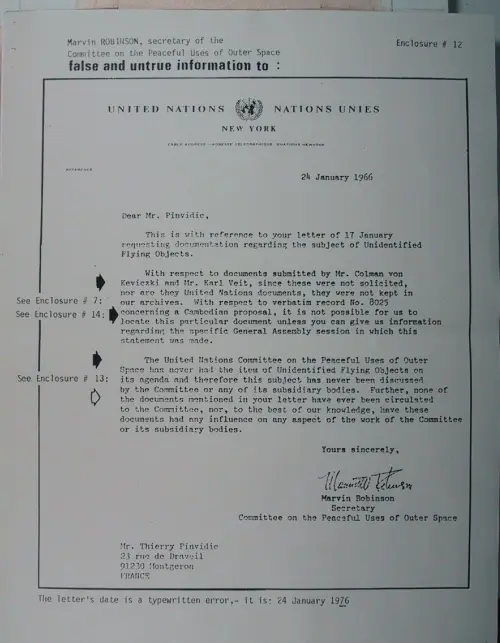 First page of Wilbert Smith Archives Files Box 1130 21 1130-21-p173
