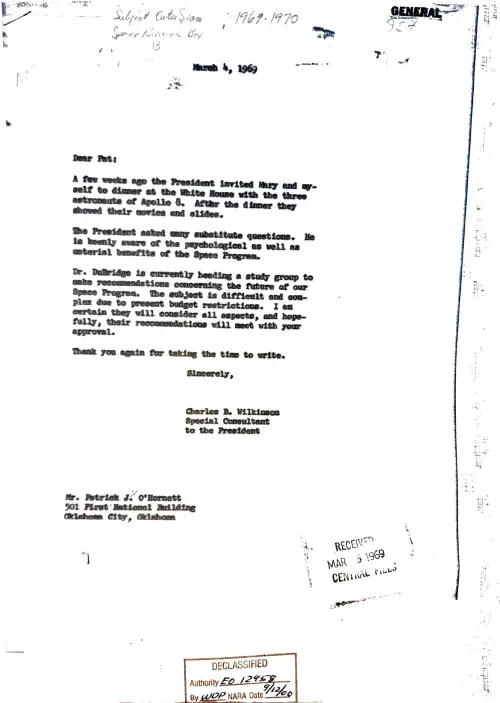 First page of Nixon Nixon Space Research