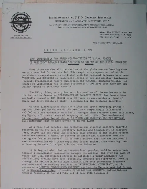 First page of Wilbert Smith Archives Files Box 1130 21 1130-21-p079