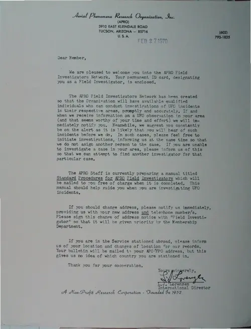 First page of Wilbert Smith Archives Files Box 1130 05 1130-05-p044