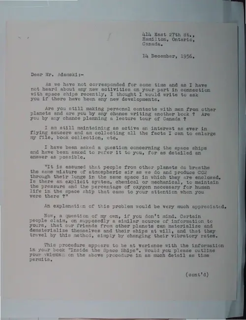 First page of Wilbert Smith Archives Files Box 1130 04 1130-04-p077