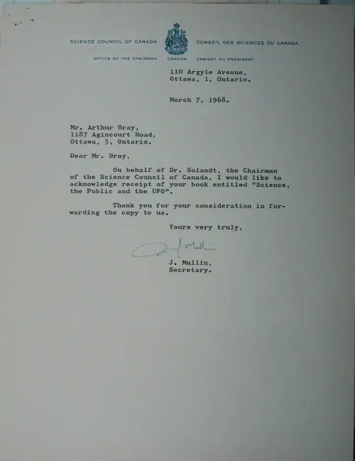 First page of Wilbert Smith Archives Files Box 1130 18 1130-18-p095