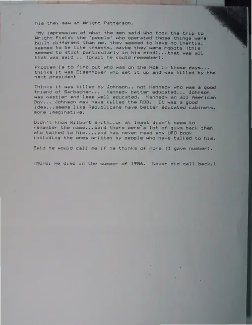 First page of Wilbert Smith Archives Files Box 1131 02 1131-02-p185