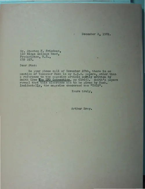 First page of Wilbert Smith Archives Files Box 1130 17 1130-17-p002