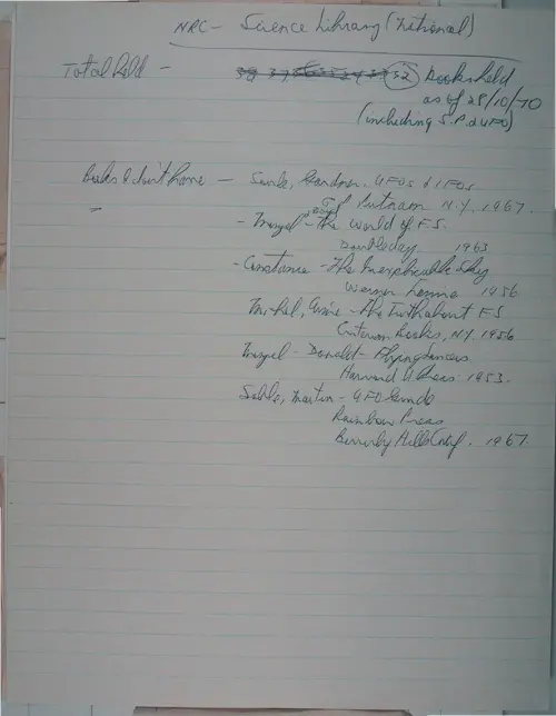 First page of Wilbert Smith Archives Files Box 1131 06 1131-06-p055