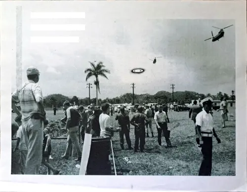 First page of Jimmy Carter Panama UFO Photo
