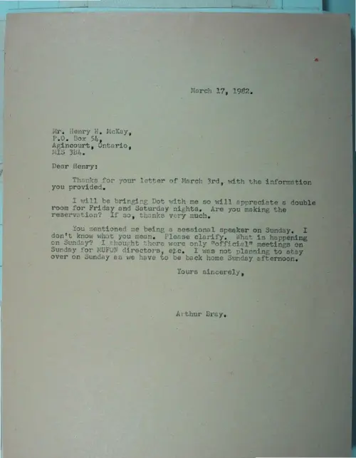 First page of Wilbert Smith Archives Files Box 1131 01 1131-01-p007