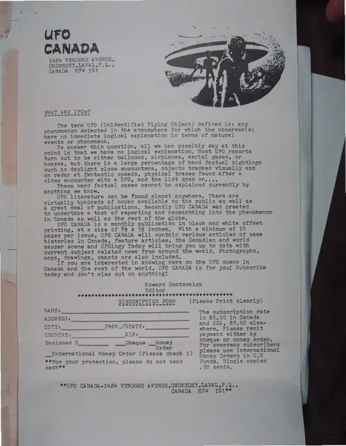 First page of Wilbert Smith Archives Files Box 1131 16 1131-16-p017