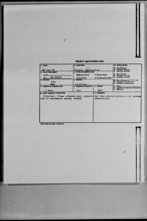 First page of 1958.06 - 8848530 - Tacoma, Washington
