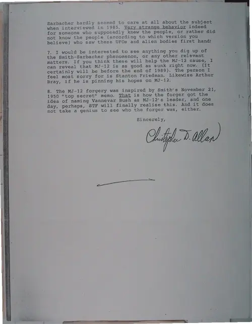 First page of Wilbert Smith Archives Files Box 1131 10 1131-10-p009
