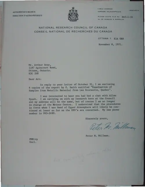 First page of Wilbert Smith Archives Files Box 1131 19 1131-19-p051