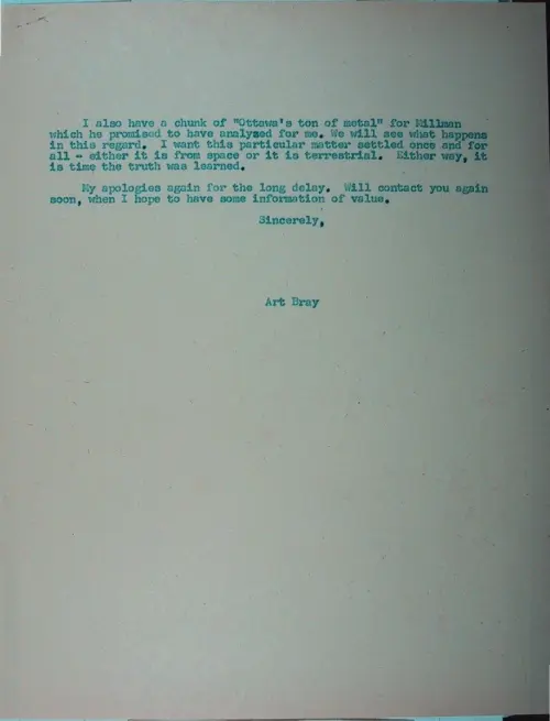 First page of Wilbert Smith Archives Files Box 1130 09 1130-09-p013