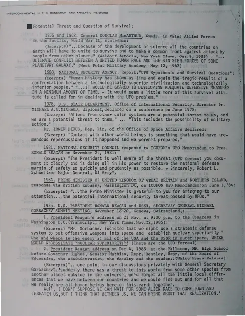 First page of Wilbert Smith Archives Files Box 1130 21 1130-21-p203