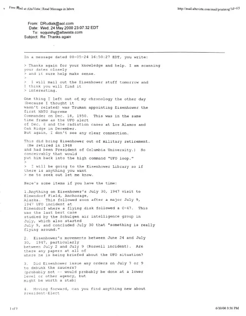 First page of Eisenhower Eisenhower 2