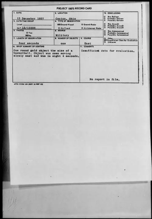 First page of 1957.12 - 6970481 - Canton, Ohio