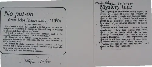 First page of Wilbert Smith Archives Files Box 1131 05 1131-05-p011