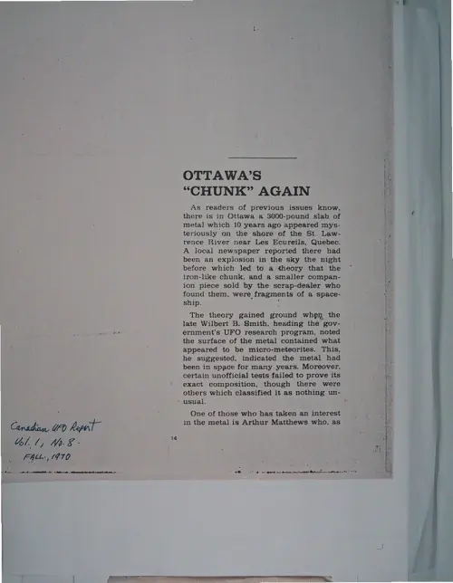 First page of Wilbert Smith Archives Files Box 1131 19 1131-19-p122