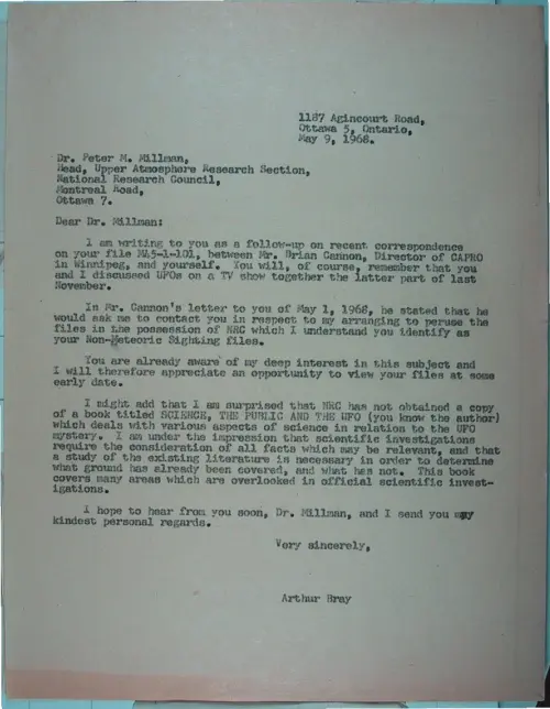 First page of Wilbert Smith Archives Files Box 1131 06 1131-06-p068