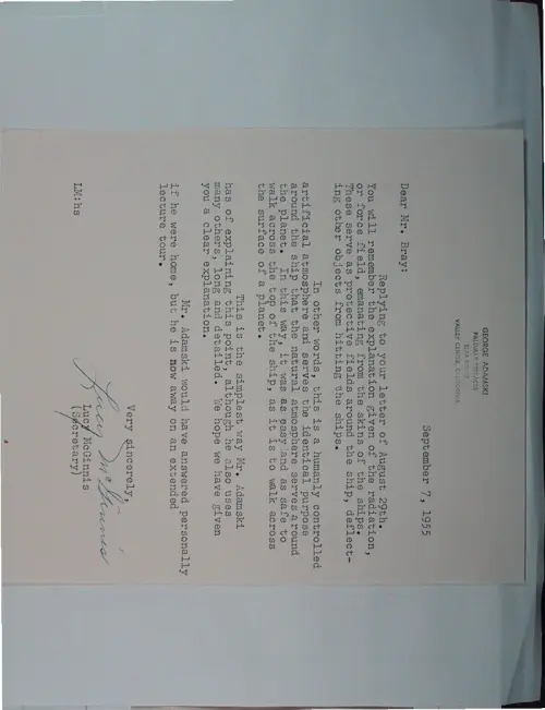 First page of Wilbert Smith Archives Files Box 1130 04 1130-04-p083