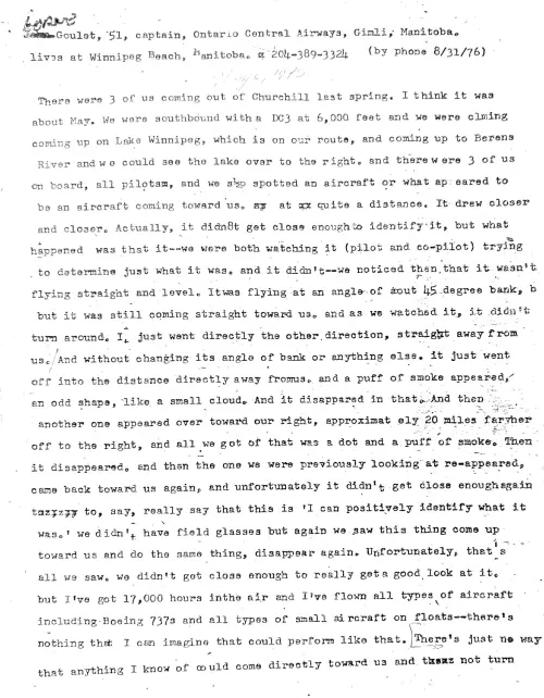 First page of Dr Allen McNamara