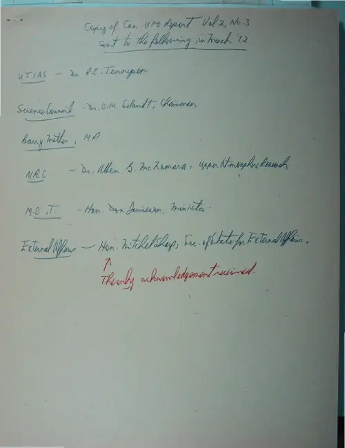 First page of Wilbert Smith Archives Files Box 1130 18 1130-18-p079